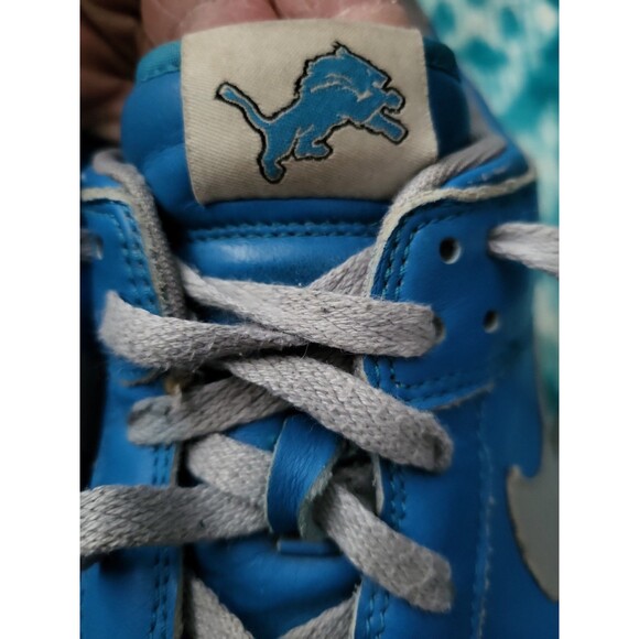 Nike Dunk Low iD 2012 Detroit Lions NFL Promo Custom Pack Size 14 535081-901